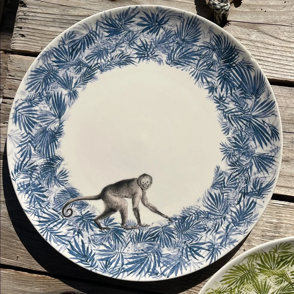 Laboratorio Paravicini “Jungle” 23cm Plates – Set of 4 Handcrafted - Picture 3 of 17